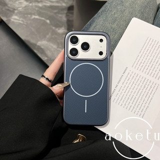 Ốp điện thoại mạ kim cương vàng sang trọng thích hợp cho iPhone 13 14 15 16 17 Pro Max mờ hình tròn mịn hút từ tính bao gồm tất cả vỏ chống rơi