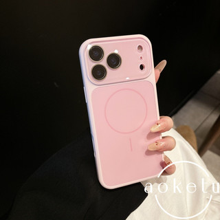 Ốp điện thoại silicon lỏng sang trọng cửa sổ lớn tức thì 17 từ tính phù hợp cho iPhone 13 14 15 16 17 Pro max mờ bao gồm tất cả các ống kính bao gồm vỏ silicon chống rơi