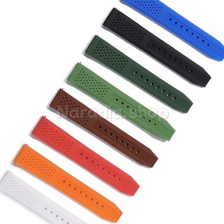 Bướm Khóa 16-24mm Silicon Dây Đeo Đồng Hồ Thể Thao Thay Thế Cao Su Mềm Dây Đeo Đồng Hồ Vòng Tay Nam Nữ Đồng Hồ Dây Đeo Tay