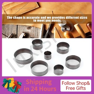 [Ready Stock] Iuxishop Bộ 7 Dụng Cụ Lỗ Lỗ Tròn Chuyên Cho Đồ Da