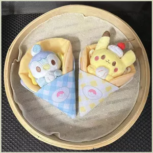 BH2 Dễ Thương Pokemon Piplup Pikachu Mặt Dây Chuyền Quà Tặng Cho Bạn Gái Ba Lô charm Móc Khóa Đồ Chơi nhồi Bông HB2