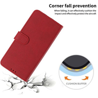 Ốp Ví Da Litchi Cho Moto G17 Power G57 G67 G77 G06 G56 G86 Edge 70 Fusion 60 Stylus 5G G Play 2026 Flip Phone Back Cover