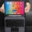 Bao Da Bàn Phím WiWU Mag Touch Cho iPad Pro M4 / Air M2 M3 / Gen 10 - Có TrackPad, Đèn LED 7 Màu, Tách Rời