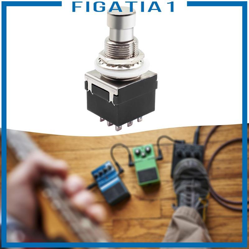 Bàn Đạp Đa Tác Dụng 3PDT 9pin Footswitch Cho Guitar Stompbox DIY Kit Phụ Kiện Nhỏ Gọn