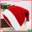Mũ Giáng Sinh Len Dệt Kim Trắng Pompom Handmade - Phụ Kiện Thời Trang Nam Nữ Đi Ngoài Trời