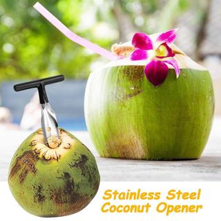 Coco Jack Opener Opening Tool for Coconuts Stainless Steel Coco Puncher with Non-slip Handle for Women Men enmdavn