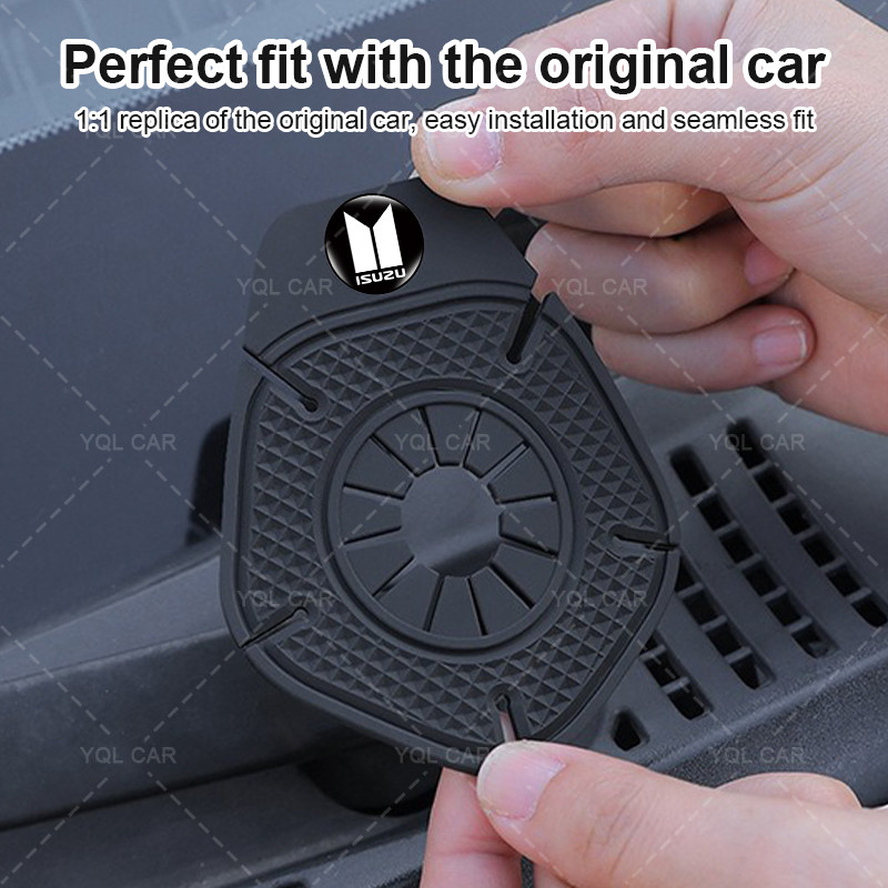 1 / 2 Chiếc PVC Khăn Lau Xe Ô Tô Lỗ Bảo Vệ Khăn Lau Xe Vòng Bi Đáy Tay Cho Isuzu D-Max MU-X Kiểu Dáng Xe