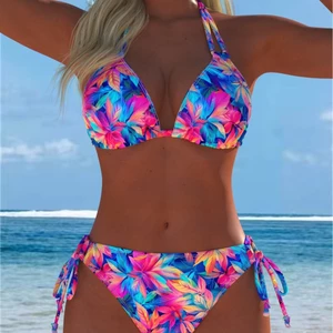Đồ bơi nữ chia Bikini Bộ đồ bơi kỳ nghỉ bên bờ biển mùa hè gợi cảm