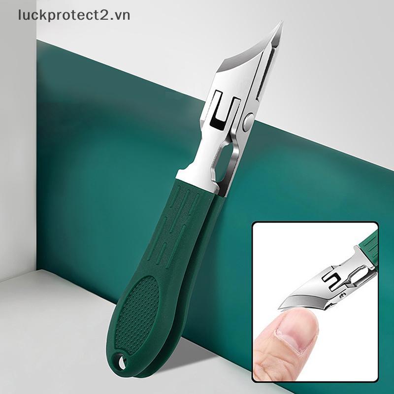 # luckpro # Nail Clipper Slant Mouth Anti Splash Pointed Nail Clippers Large Diagonal Sharp Nail Kéo cắt móng tay cho rãnh móng tay.