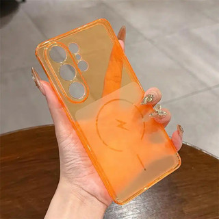 Ốp lưng TPU siêu mỏng, có thể biến đổi tức thì thích hợp cho Samsung S26 S25 S24 Ultra, chống rơi, trong suốt, màu trơn bảo vệ cho S24 + / 25FE HuanCai