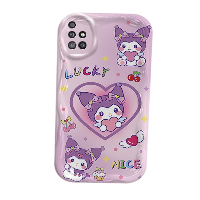 Vỏ Silicon Hoạt Hình Cho Samsung A51 A515F A31 4G 3D Bé Gái TPU Mềm Sanrio Kuromi Cặp Đôi My Melody Vỏ Điện Thoại Chống Sốc