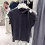 Áo thun Tencel màu be form slim dành cho streamer, chất liệu mỏng nhẹ