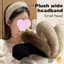 Dây buộc tóc mềm mại như lông tơ dành cho bé gái, phù hợp mùa đông - Quà tặng mới