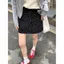 Váy Chữ A Denim Chấm Bi Phong Cách Hàn Quốc Cho Mùa Hè