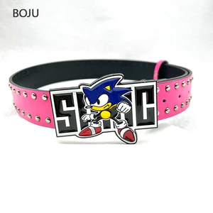 Sonic Boy Y2K - Thắt lưng màu sắc thời trang, phù hợp trend Y2K