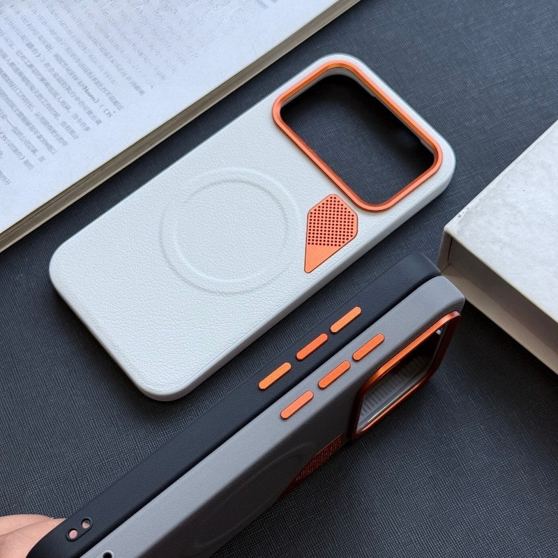 Ốp điện thoại tản nhiệt và thoáng khí cho Redmi K90 Pro max K80 Pro Poco F8 F7 Ultra / Pro Vỏ bảo vệ từ tính mạnh Vỏ cản chống sốc linh hoạt