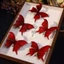 SHUPUN 5 Chiếc Mũ Đội Đầu Phù Dâu, Handmade Thanh Lịch Mũ Bướm, Vintage DIY Trọng Lượng Nhẹ Phong Cách Trung Hoa Mũ Đội Đầu Trang Trí Quần Áo