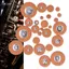 Toyuvn Tấm đệm da cừu Sax có khả năng mở rộng tuyệt vời Tấm đệm saxophone mềm với bộ cộng hưởng kim loại cho kèn Soprano hoặc Alto Saxophone