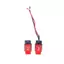 Ge 5 Chiếc Sừng Công Tắc Nút Ô Tô Xe Đạp E Xe Máy Sừng Đa Năng Tạm Thời Đẩy Roer Công Tắc Nhựa 2 Pin Tự Cài Lại Đỏ n
