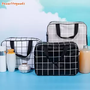 Túi trang điểm FAVORITEGOODS, Túi xách di động dung tích lớn, Túi đựng mỹ phẩm chống nước du lịch chất lượng cao