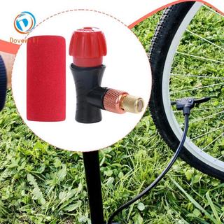 Bơm lốp xe đạp Dovewill CO2, Đầu bơm nhỏ gọn, Bộ chuyển đổi van, Núm điều khiển không khí, Hợp kim nhôm, để đi bộ, Xưởng, Đi xe thành phố và thể thao giải trí