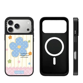 Ốp Điện Thoại Cứng Gương Hoa Xương Rồng Từ Tính Cho iPhone 17 Pro Max 17 Air 16 Plus 15 14 13 12 11 Vỏ Chống Sốc