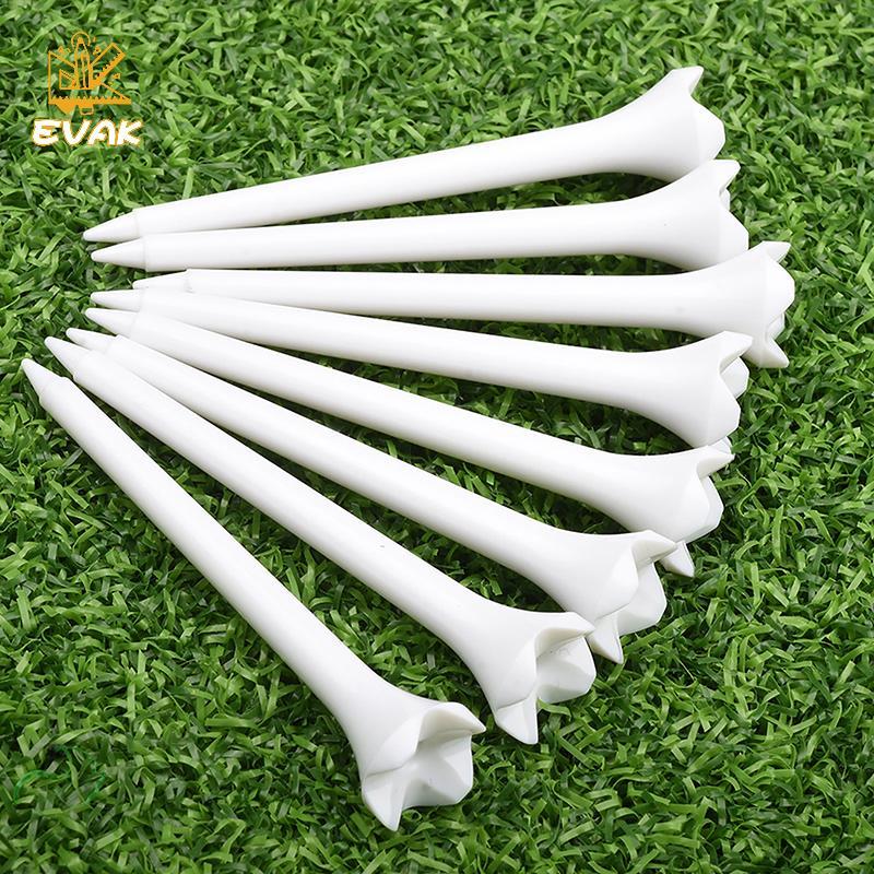 Bộ 10 Gậy Tee Golf Nhựa Kích Thước 70 mm và 83 mm, Bền Với Móng Vuốt - Phụ Kiện Golf Việt Nam
