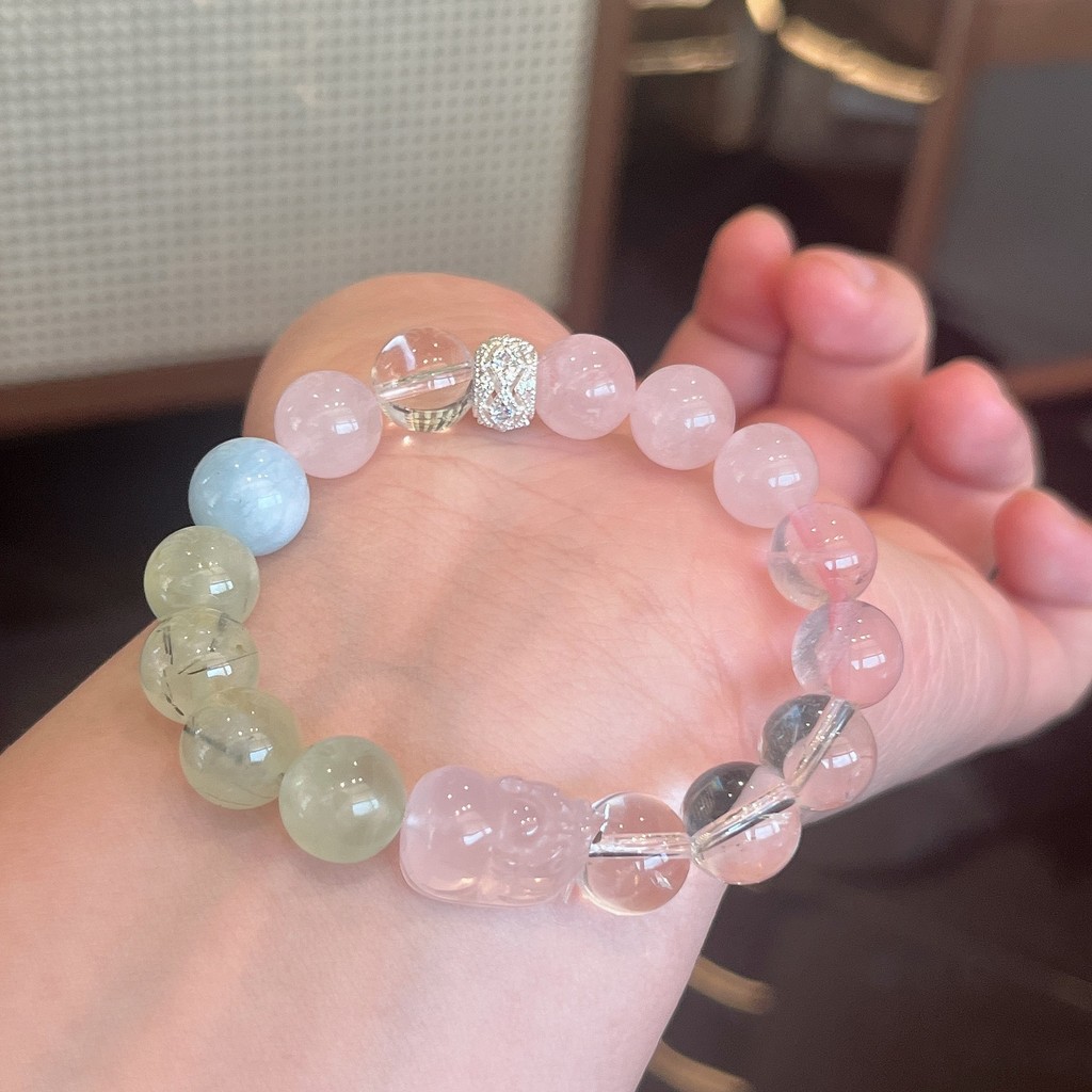 Vòng tay pha lê màu kẹo tươi và ngọt ngào