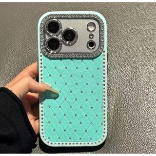 Vỏ điện thoại di động mũi khoan âm thanh nổi kim cương màu trơn tiên tiến phù hợp cho iPhone17 16 15 14 13 Pro Max bảo vệ camera chống sốc chống rơi mặt sau cứng