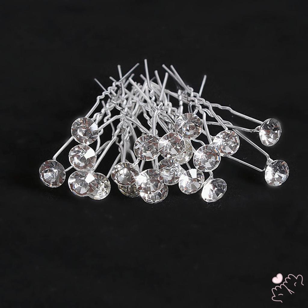 Barrette Ngọc Trai Chân Chữ U cho Cô Dâu - Phù Hợp Tóc Dày Xoăn, Trang Trí Tóc Cưới