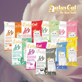Cát đất sét  Aatas 10L - Cát đất sét Mèo đất sét Bentonite tự nhiên