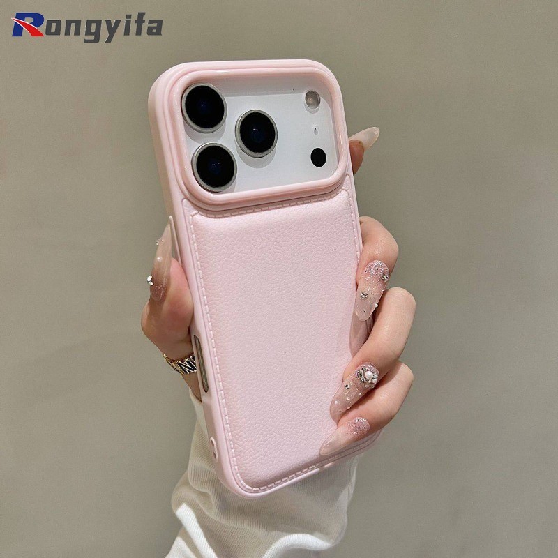 Ốp điện thoại da PU phồng phồng cho IQOO Z10 Z9 Turbo + Pro Z7i Neo 11 10 9 9S 8 Pro Plus U3 U3X 5G 4G Vỏ màu kẹo dễ thương Vỏ mềm chống sốc đơn giản