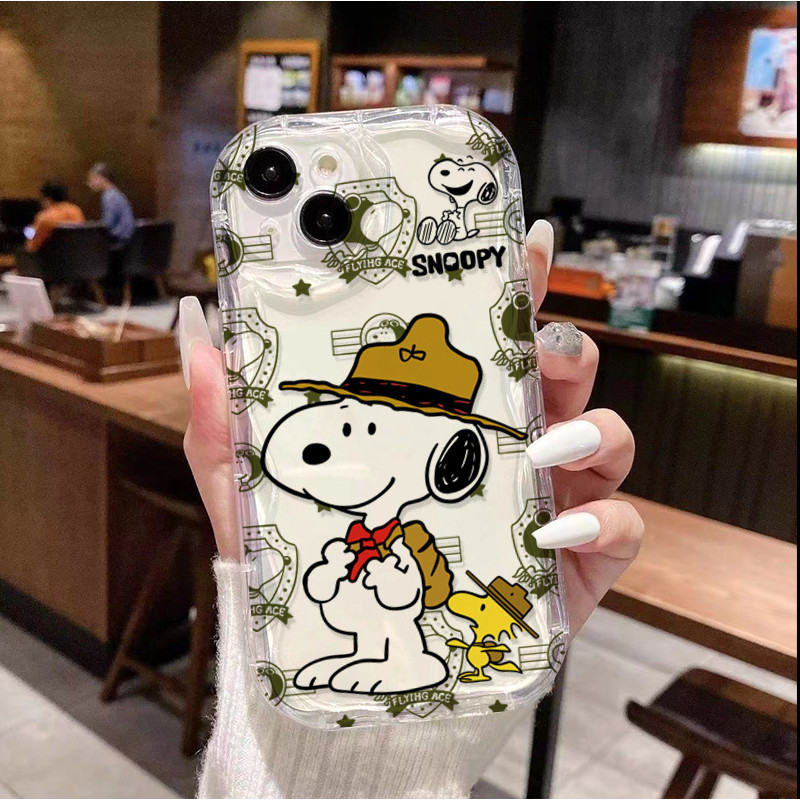 Ốp Lưng Cho Honor 90 400 Lite 200 Pro 20 MAGIC 7LITE X9D X8C X9C Thông Minh 5G Snoopy Hoạt Hình Dễ Thương Mềm Sóng Silicon Bên Ốp Lưng