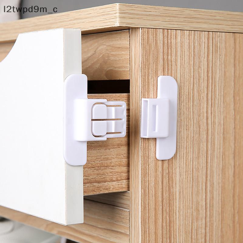 Cod New 1Pcs Nhà Tủ Lạnh Khóa An Toàn Tủ Lạnh Tủ Đông Khóa Cửa Đa Chức Năng An Toàn Khóa Trẻ Em Bảo Vệ An Ninh Mới