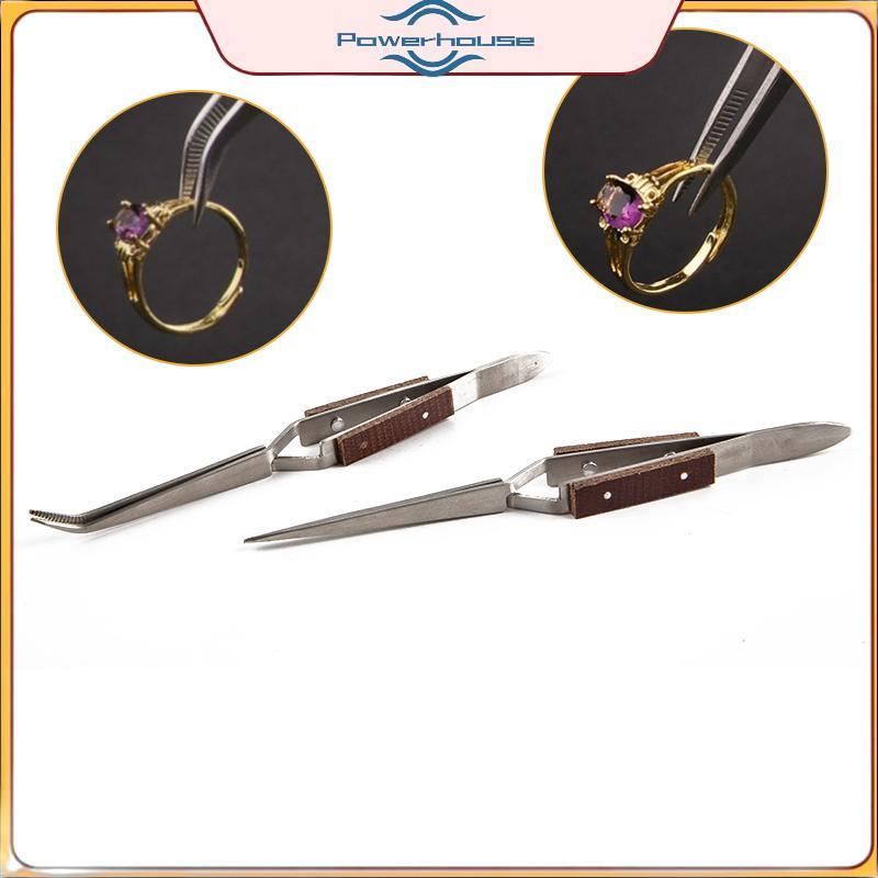 POWER Thép không gỉ Cross Lock Nhíp Tự đóng Trang sức Hàn Thủ công Sửa chữa.