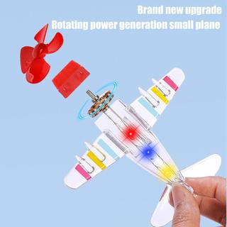Airplane Motorcycle Decoration Windmill Motorcycle Decor Luminous Waterproof Propeller Spinners LED Light Toy for hdjvn