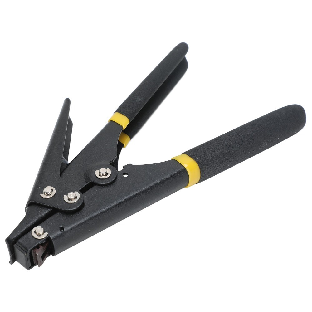 Công cụ buộc cáp DAYBREAK, Công cụ buộc dây kéo dài 8 Inch cắt xả, Thiết kế công thái học màu đen hiệu quả Công cụ cắt và căng thẳng có thể điều chỉnh để quản lý cáp