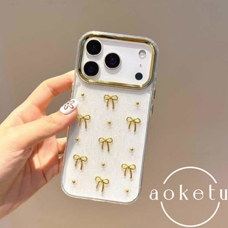 Vỏ mềm hình hoa nhỏ giọt màu vàng Ins thích hợp cho vỏ điện thoại iPhone 17 16promax Apple 15 / 14 / 13 / 12 / 11 niche trong suốt bao gồm vỏ cứng