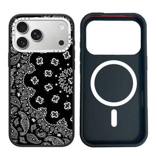 CASECASE X Họa Tiết Bí Ẩn Ốp Lưng Máy Ảnh Màu Trắng Vòng Phiên Bản Mờ Đen Cứng Hút Từ Tính Tác Động Dành Cho Apple IPhone 13 14 15 16 17 Pro Max Air Plus Có Hộp