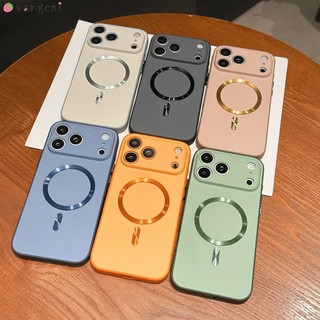 Dành Cho Redmi Note 15 14 13 Pro Plus Pro + A5 A4 A3 Pro 5G 4G Ốp Điện Thoại Từ Tính Thu Hút Cam Xanh Xanh Dương Nhiều Màu Sắc Đơn Giản Khung Mềm Ốp Lưng Cứng