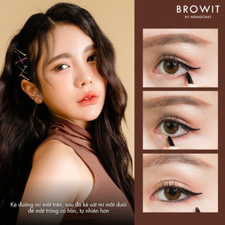 Kẻ Viền Mắt Trong Browit Dạng Chì Sáp Sắc Nét Smooth And Slim Inner Eyeliner #MIDNIGHT BLACK 0.1g
