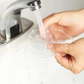 60 Cái / bộ Không Dấu Vết Băng Dính Vuông Có Thể Tái Sử Dụng Có Thể Tháo Rời Trong Suốt Gắn Tường Miếng Dán Băng Dính Hai Mặt