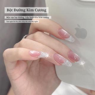 Bút Bắt Sáng Màu Trắng Bạc, 3D, Bột Lấp Lánh, Kim Cương Mịn, Bụi Lấp Lánh Đường, Để Trang Trí Móng Tay Nghệ Thuật Và Tự Làm