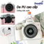 Bao da máy ảnh cho Canon R50 M50 Fuji XT30, da PU chống trầy, đế nam châm, lắp đặt đơn giản