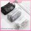MYPANDA Túi đựng mỹ phẩm lưới Nylon vuông cầm tay Túi giặt Mini Hộp đựng văn phòng phẩm Ví đựng tiền xu Túi đựng chìa khóa Lipsti Tai nghe sắp xếp.