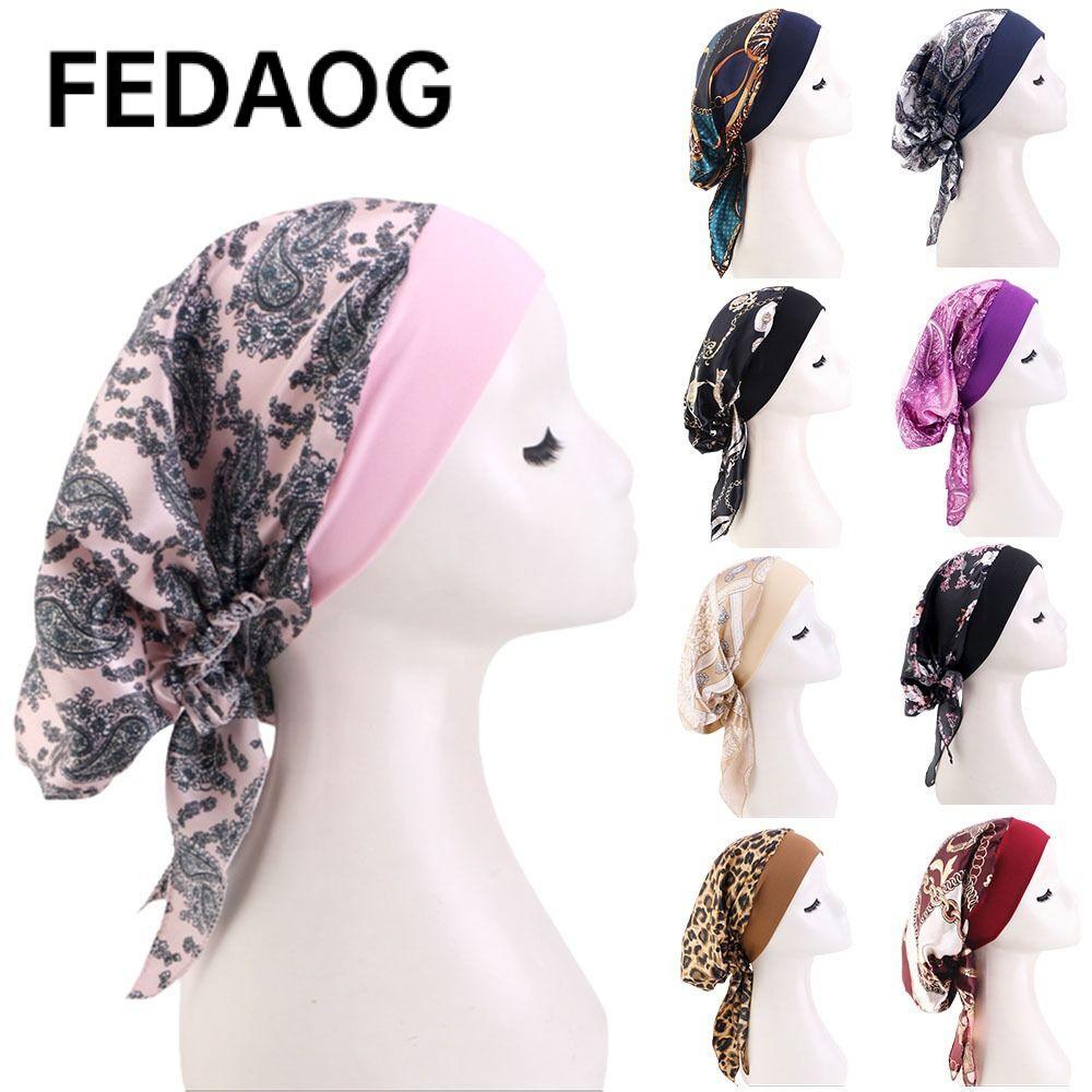 Khăn trùm đầu FEDAOG cho bệnh nhân ung thư, pre-tie, co giãn tiện lợi