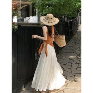 Seckill Giảm Giá 10%! Quần Áo Nữ Plus Size Mới Thời Trang Hè Siêu Hot - Bộ Hai Miếng Phù Hợp Với Váy Giúp Trẻ Hóa