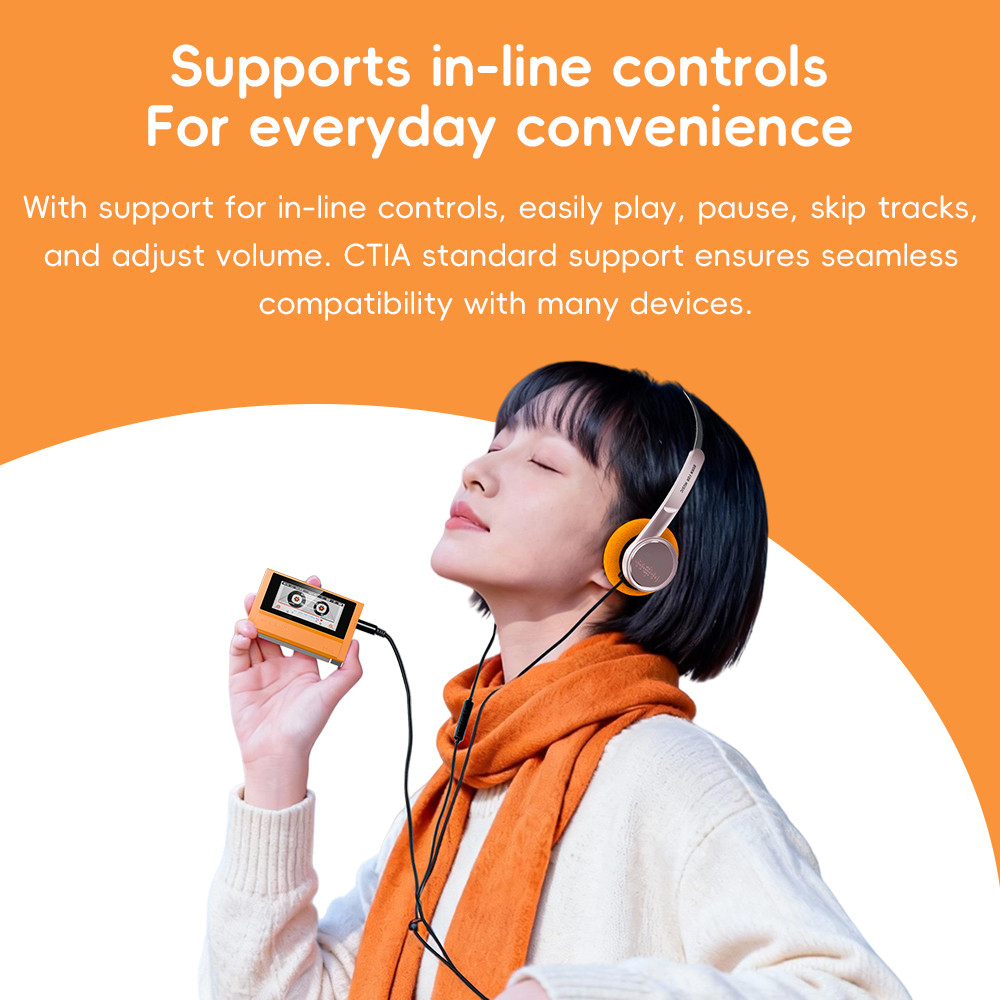 Máy nghe nhạc âm thanh Hi-Res di động FiO ECHO Máy nghe nhạc Bluetooth DAC kép 3,5mm + 4,4mm Màn hình màu đầu ra cân bằng | BigBuy360 - bigbuy360.vn