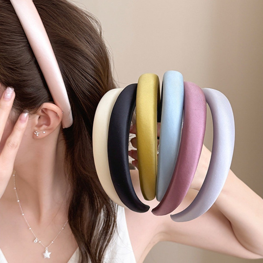 Hululu Satin Xốp Nhiều Màu Sắc - Phong Cách Mới Cho Tóc Khi Đi Du Lịch