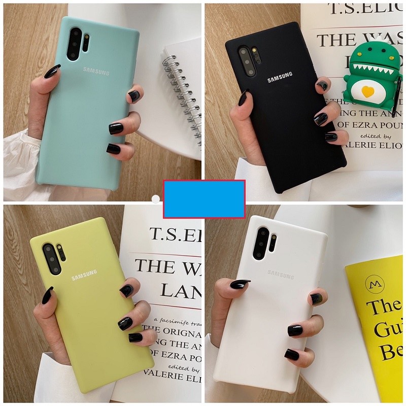 Ốp lưng silicon mềm cho Samsung Galaxy Note 10 Plus / Note 10 + Vỏ bảo vệ mặt sau bằng cảm ứng mượt mà cho Galaxy Note10 Note10pro